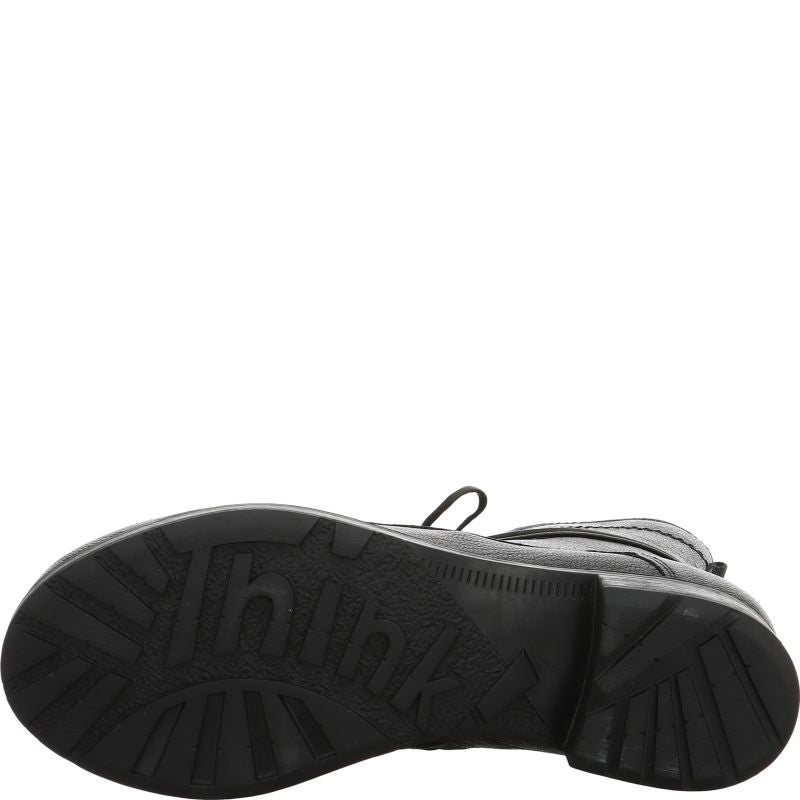 Think! DENK! Damen Stiefelette - Material: Leder in Schwarz
