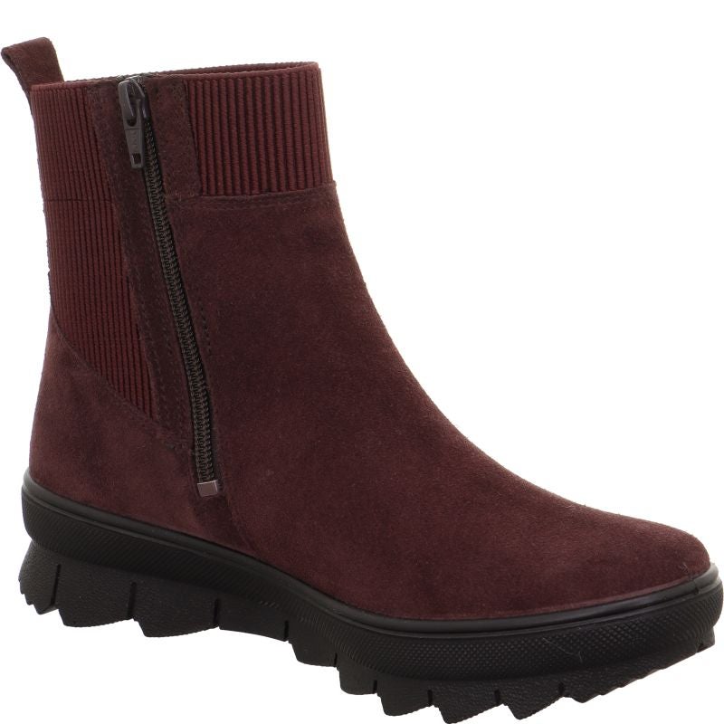 Legero NOVARA Stiefelette - Material: Leder in Rot