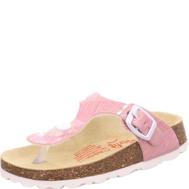 Superfit FUSSBETTPANTOFFEL Slipper - Material: Textile in Rose