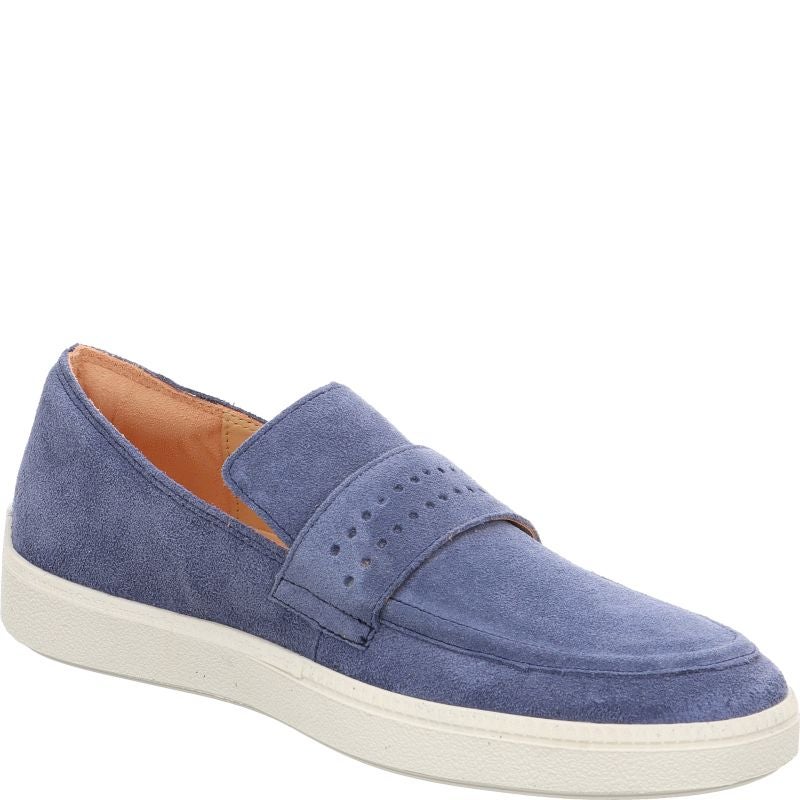 Think TURNA MEN Slipper - Material: Leather in Blue