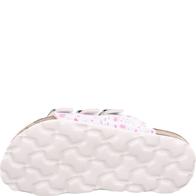 Superfit FUSSBETTPANTOFFEL Girls Slipper - Material: Sonstiges Material in White