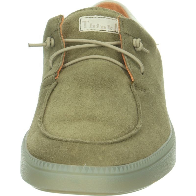 Think TURNA MEN Sneakers low - Material: Leather in Olive