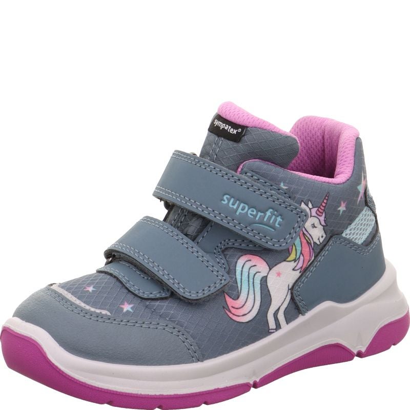 Superfit COOPER Mädchen Sneaker high - Material: Textil/Sonstiges Material in Blau
