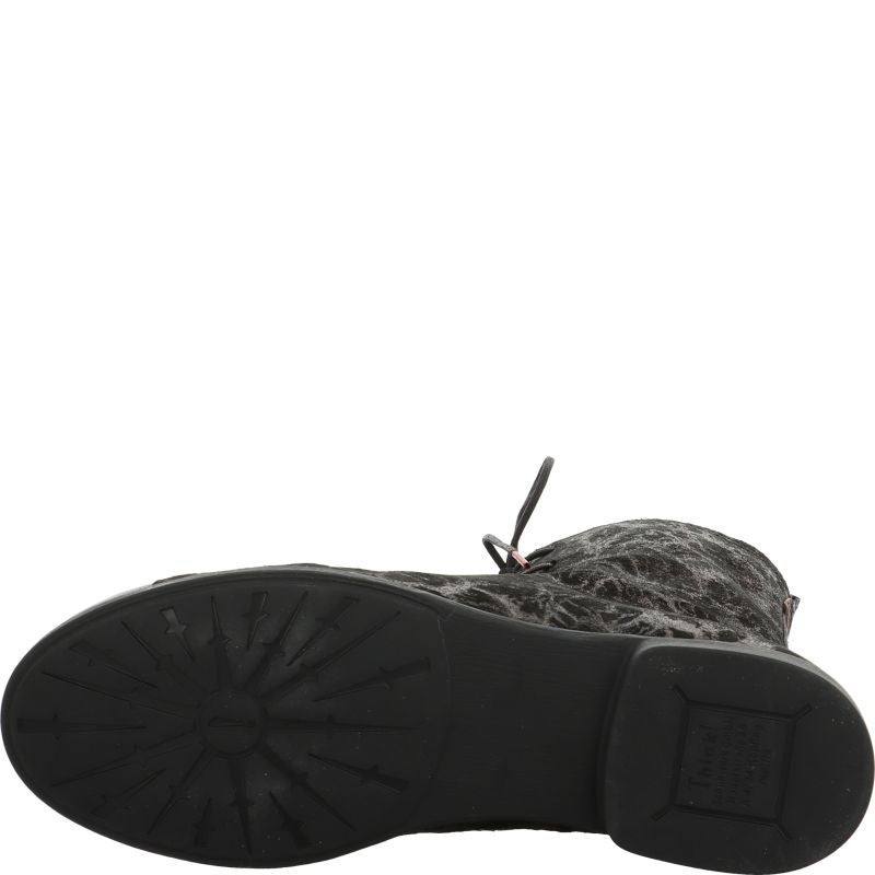Think AGRAT Woman Ankle boot - Material: Leather in Black