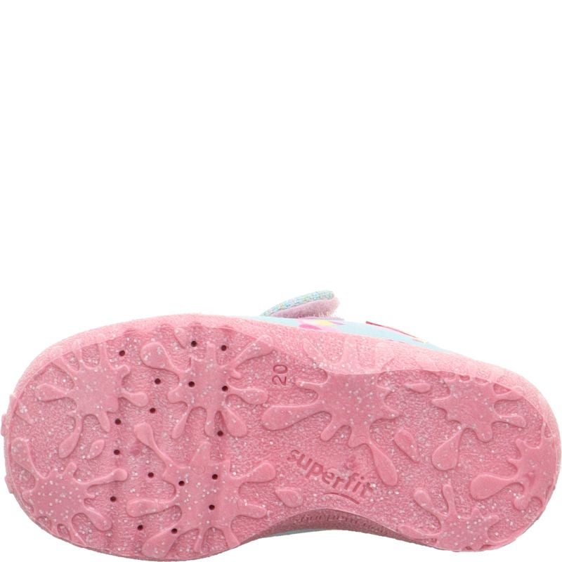 Superfit SPOTTY Girls Slipper - Material: Textile in Green