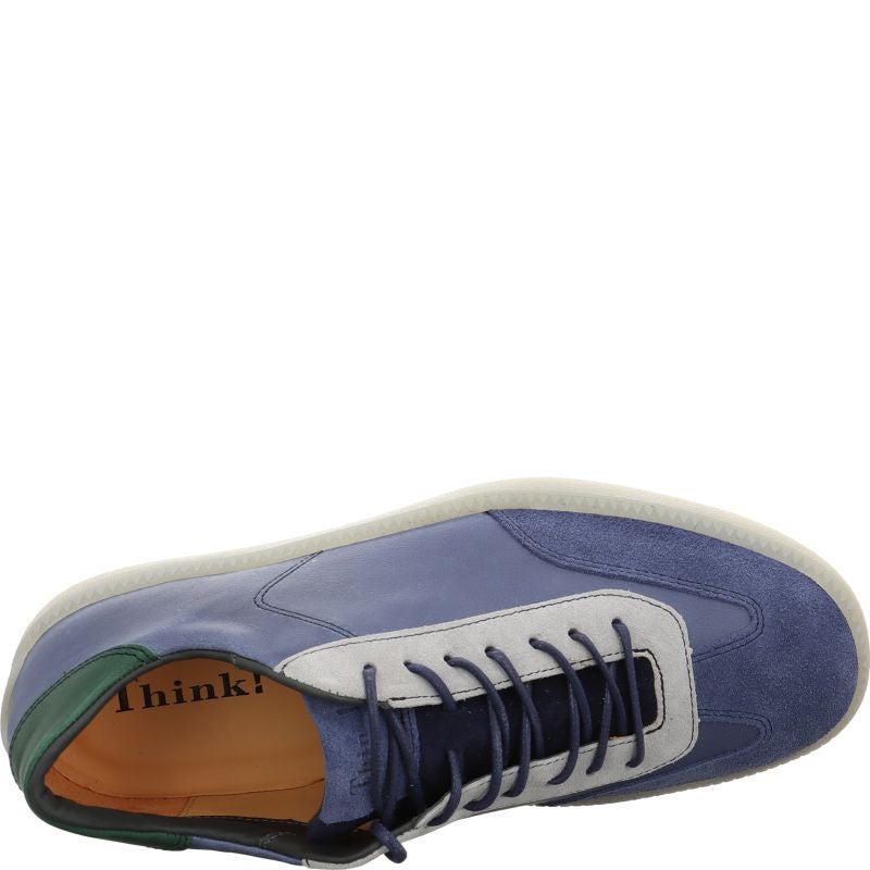 Think TURNA MEN Sneakers low - Material: Leather in Blue