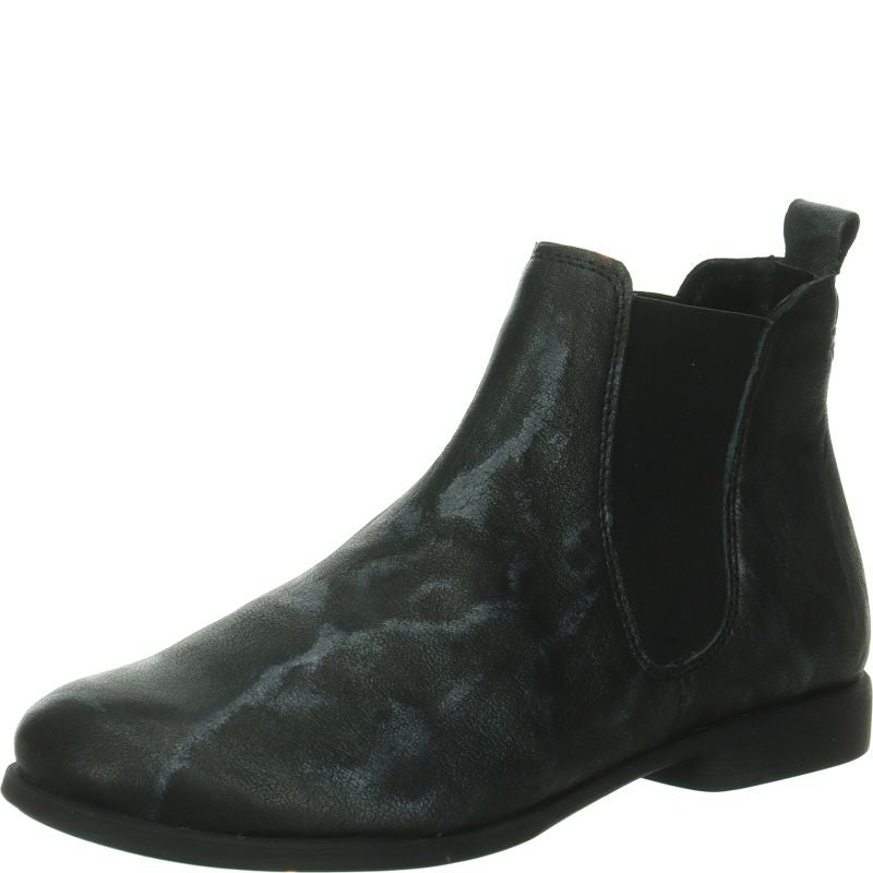 Think AGRAT Woman Cheslea boot - Material: Leather in Black