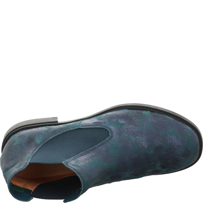 Think! NINA Damen Chelsea Boots - Material: Leder in Mehrfarbig