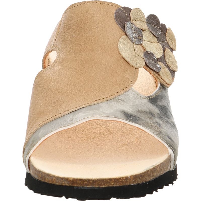 Think MIZZI DAMEN Mules - Material: Leather in Multicolored