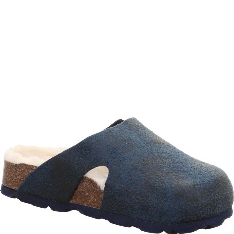 Superfit FUSSBETTPANTOFFEL Boys Clog - Material: Textile in Blue