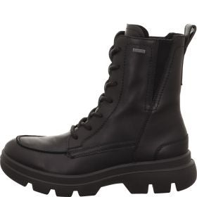 legero ANGELINA Damen Schnürboots - Material: Leder in Schwarz