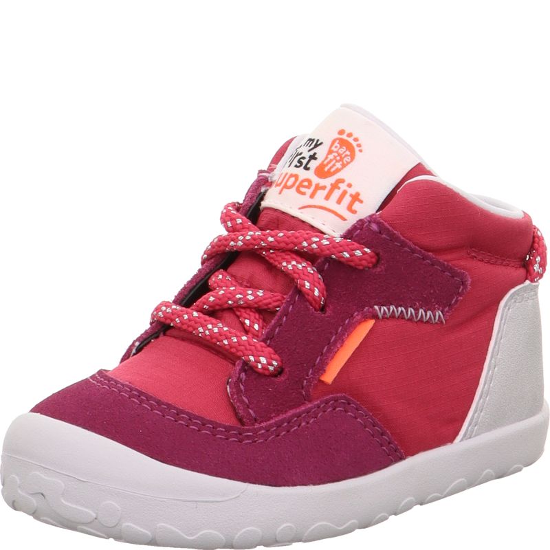 Superfit FLUMMI Girls Sneakers high - Material: Leather/Textil in Red