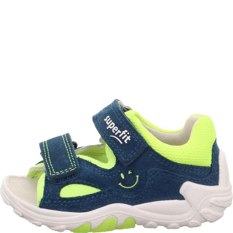 Superfit FLOW Boys Sandal - Material: Leather/Textil in Blue