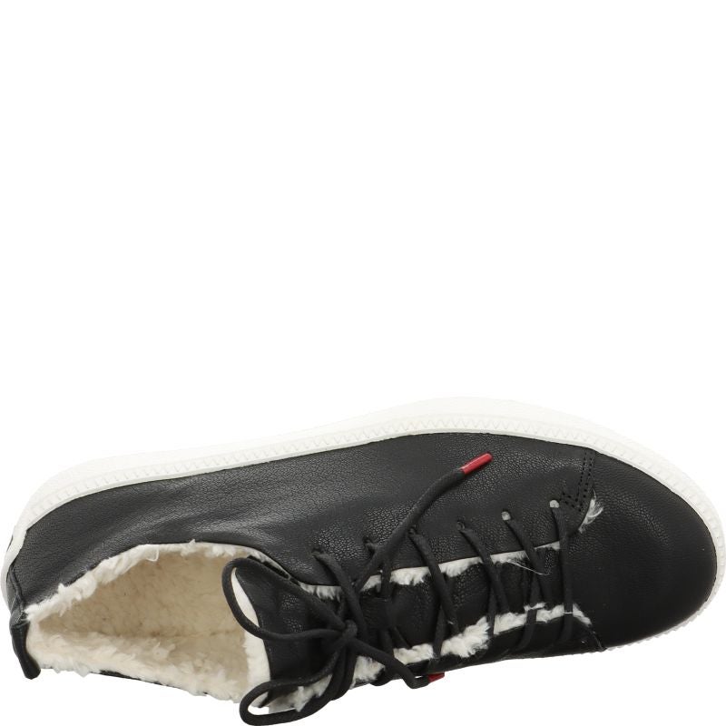 Think! TURNA DAMEN Damen Sneaker low - Material: Leder in Schwarz