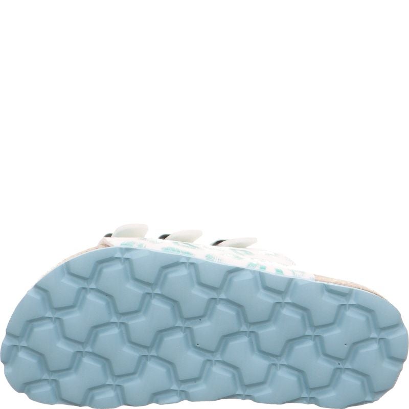 Superfit FUSSBETTPANTOFFEL Slipper - Material: Textile in White