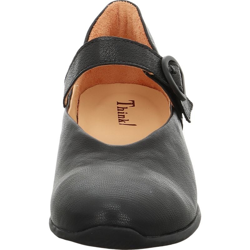 Think! ALOA Damen Ballerina - Material: Leder in Schwarz