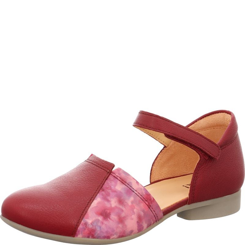Think GUAD2 Woman  - Material: Leather in Red