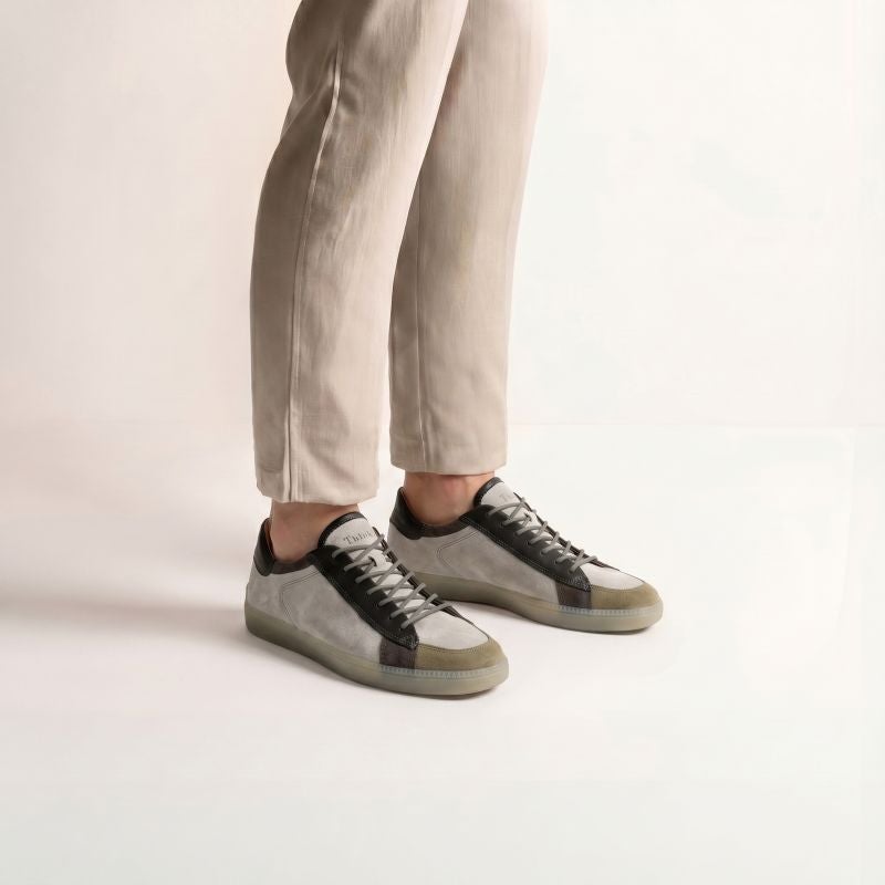 Think TURNA MEN Men Sneakers low - Material: Leather in Olive