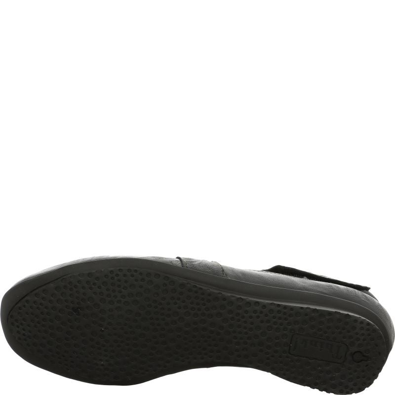 Think CHILLI DAMEN Woman Ballerina - Material: Leather in Black