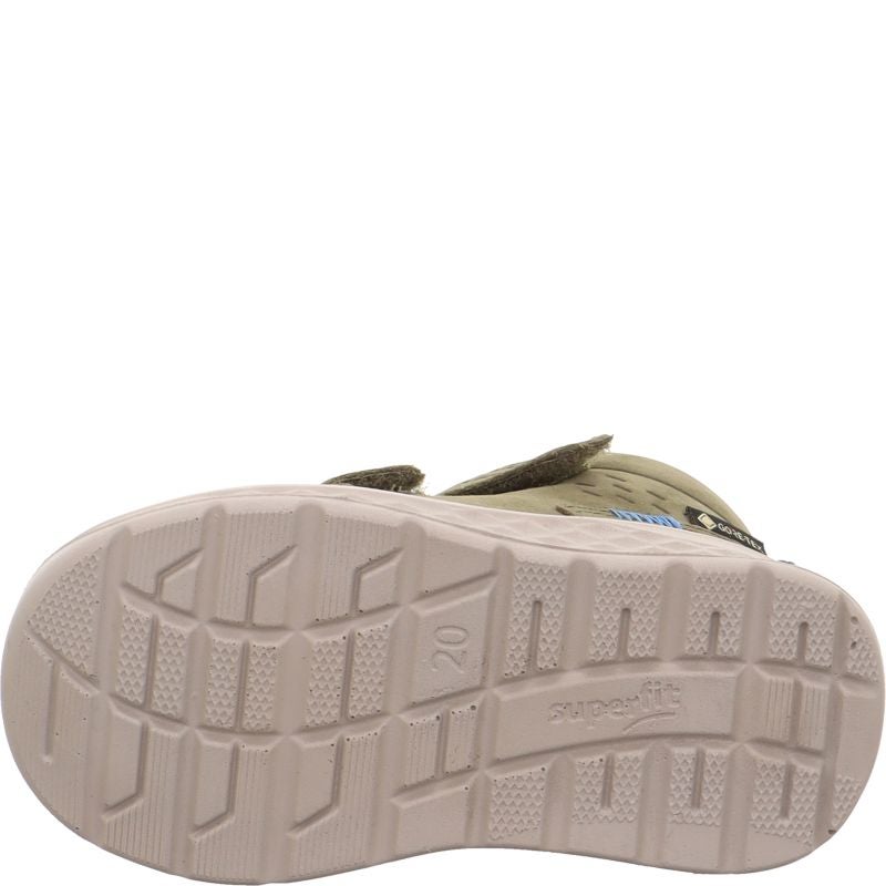 Superfit BREEZE Boys Sneakers high - Material: Leather in Green