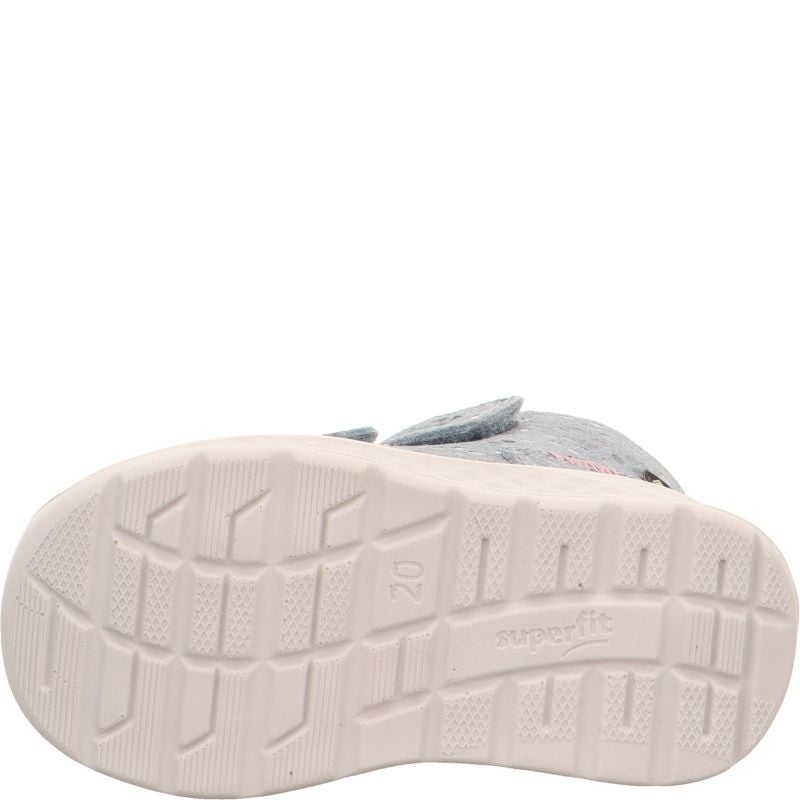Superfit BREEZE Sneaker high - Material: Leder in Blau