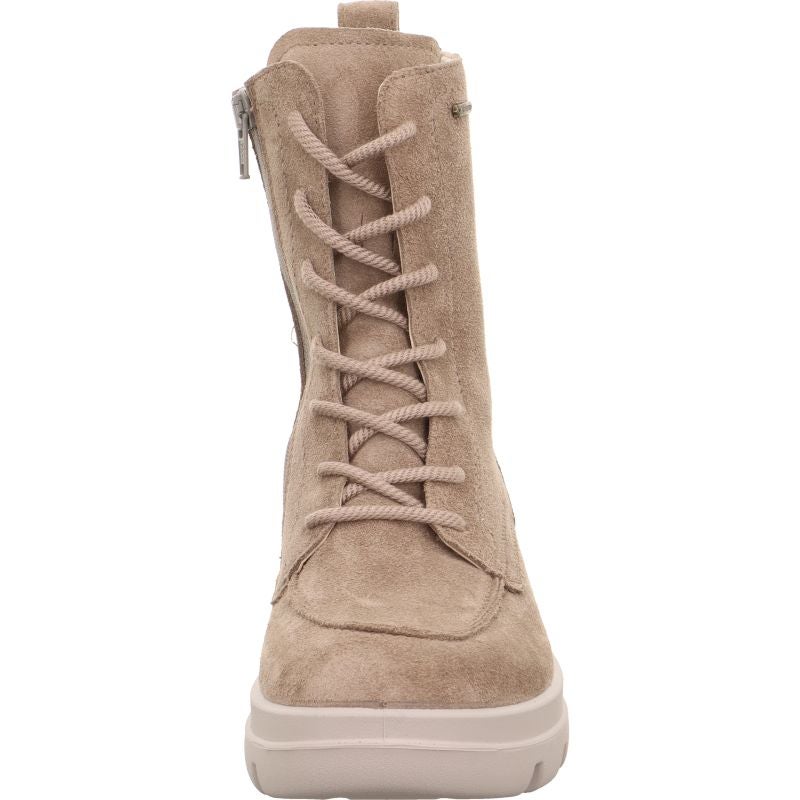 legero ANGELINA Damen Schnürboots - Material: Leder in Beige