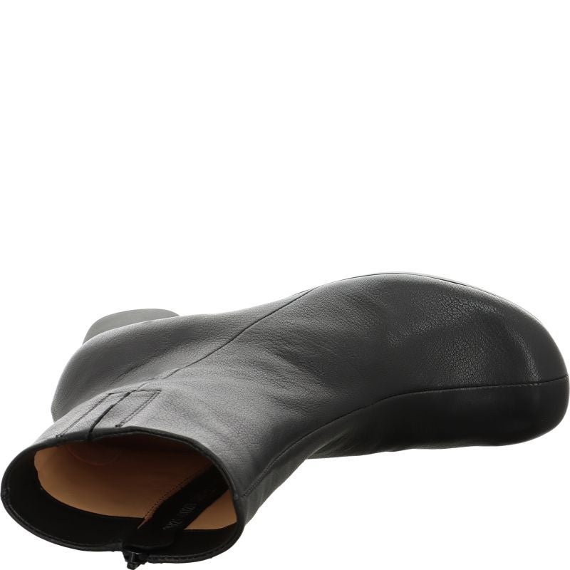 Think NANI Woman Ankle boot - Material: Leather in Black