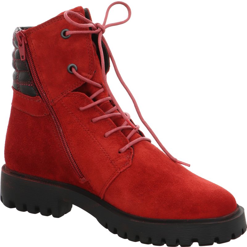 Think! TRENTO Damen Stiefelette - Material: Leder in Rot