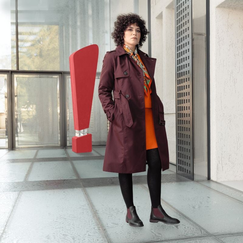 Think NINA Woman Chelsea boot - Material: Leather in Black