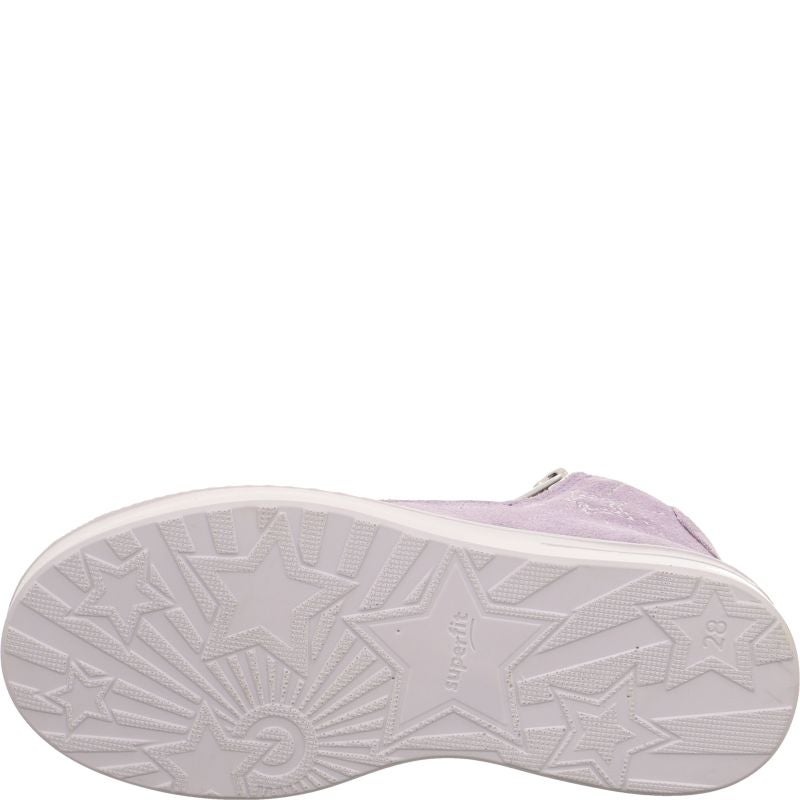 Superfit STELLA Sneaker high - Material: Leder/Textil in Lila