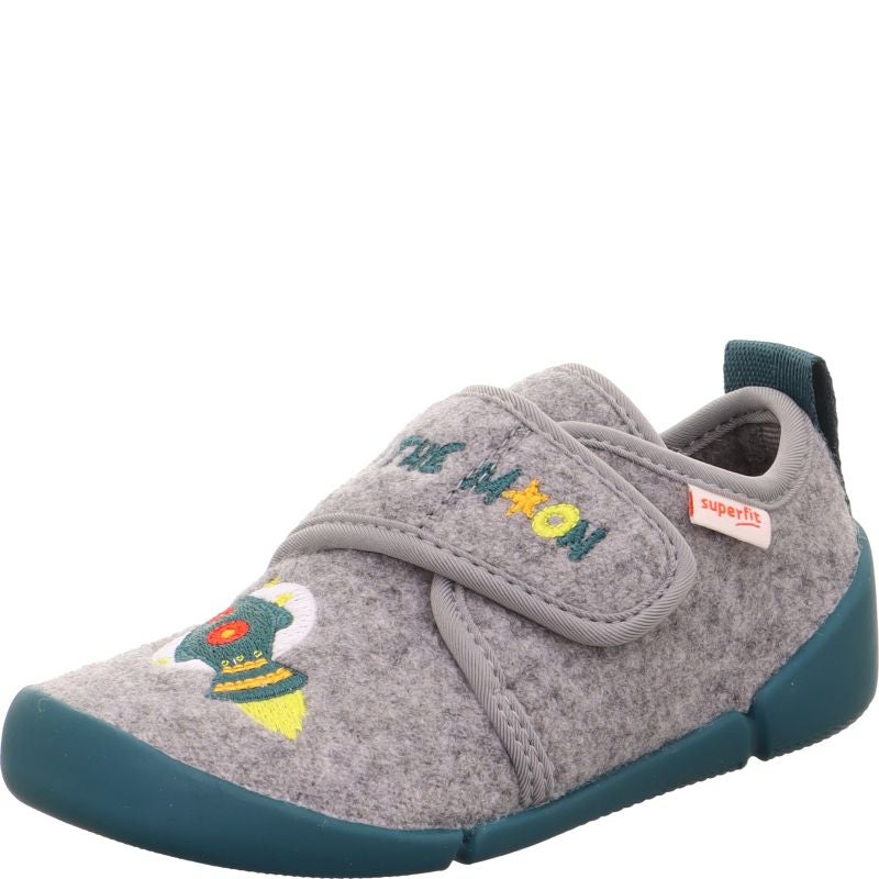 Superfit VENTI Jungen Hausschuh - Material: Textil in Grau