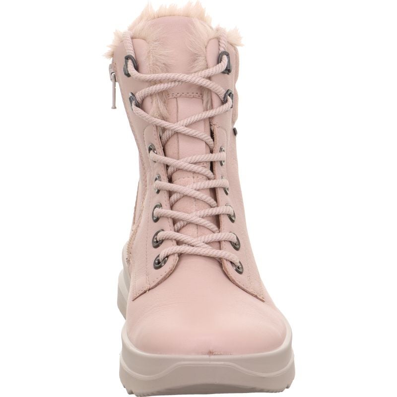 Legero DREAMER Damen Schnürboots - Material: Leder in Rosa