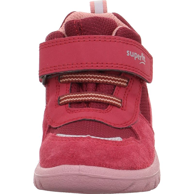 Superfit SPORT7 MINI Unisex | Girls Sneakers high - Material: Leder/Sonstiges Material/Texti in Red
