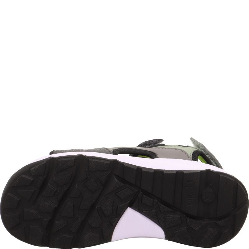 Superfit CRISS CROSS Boys Sandal - Material: Textil/Sonstiges Material in Grey