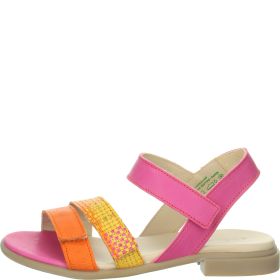 Think! KAMAA Damen Riemchensandale - Material: Leder in Pink