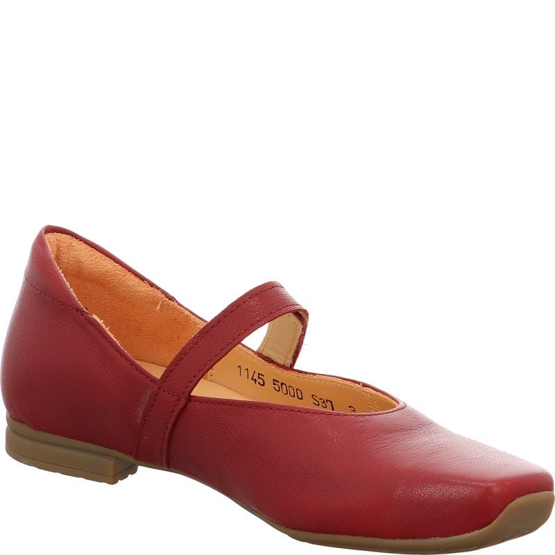 Think GAUDI Ballerina - Material: Leather in Red