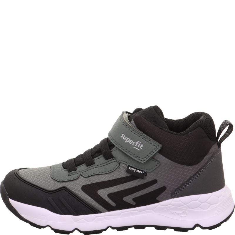 Superfit FREE RIDE Unisex | Jungen Sneaker high - Material: Textil/Sonstiges Material in Grün