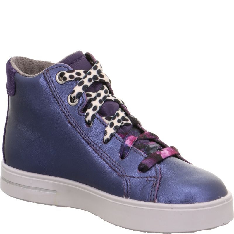 Superfit STELLA Sneaker high - Material: Leder/Textil in Lila
