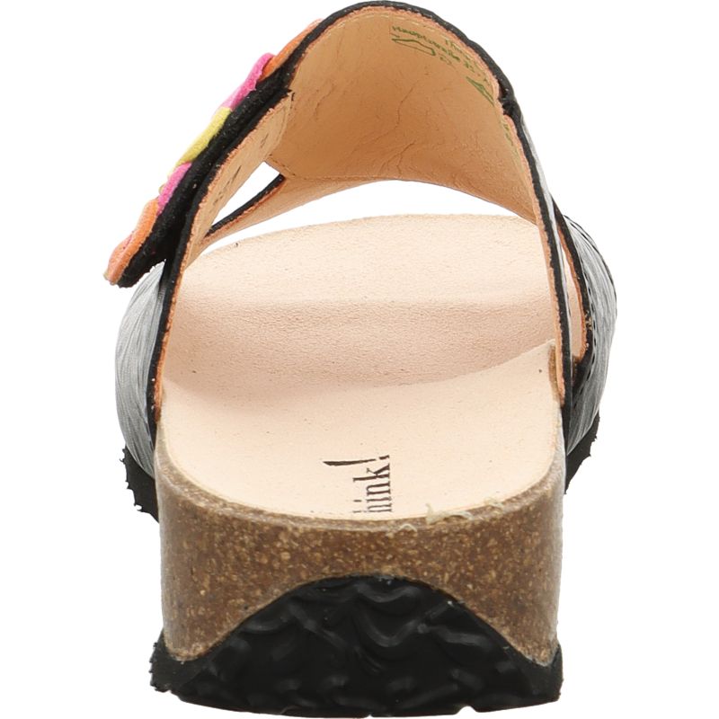 Think MIZZI DAMEN Woman Mules - Material: Leather in Black