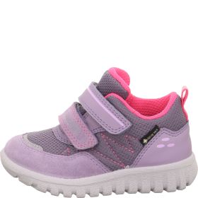 Superfit SPORT7 MINI Sneaker low - Material: Leder/Sonstiges Material/Textil in Lila