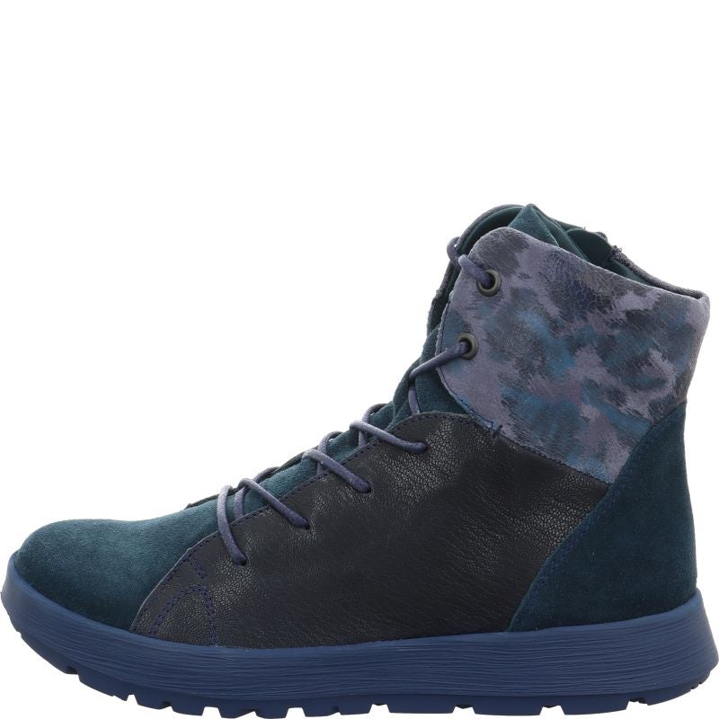 Think COMODA Ankle boot - Material: Leather in Blue