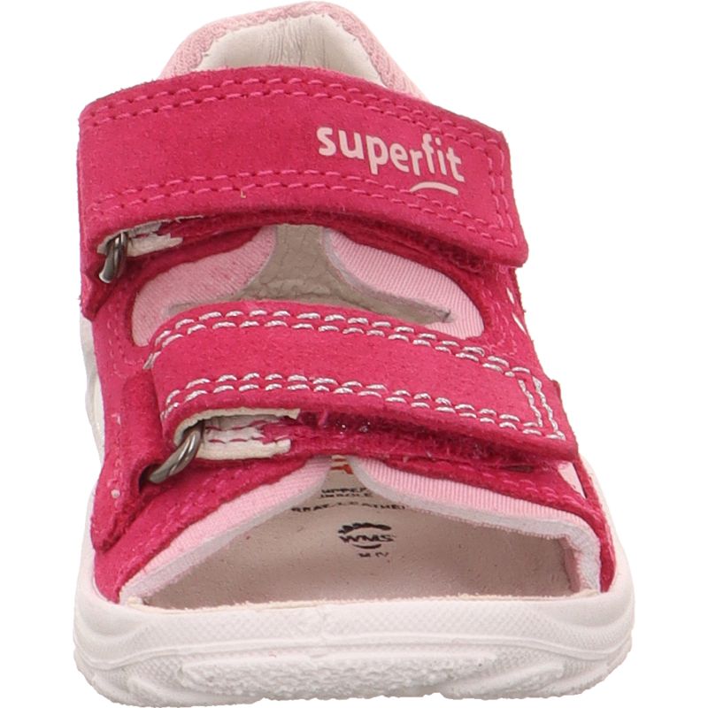 Superfit FLOW Girls Sandal - Material: Leather/Textil in Pink
