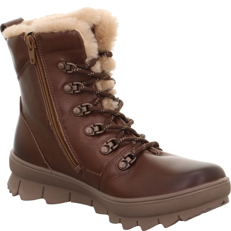 Legero NOVARA Damen Schnürboots - Material: Leder in Braun