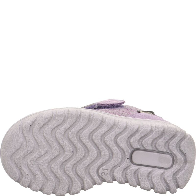 Superfit SPORT7 MINI Sneaker low - Material: Leder/Sonstiges Material/Textil in Lila