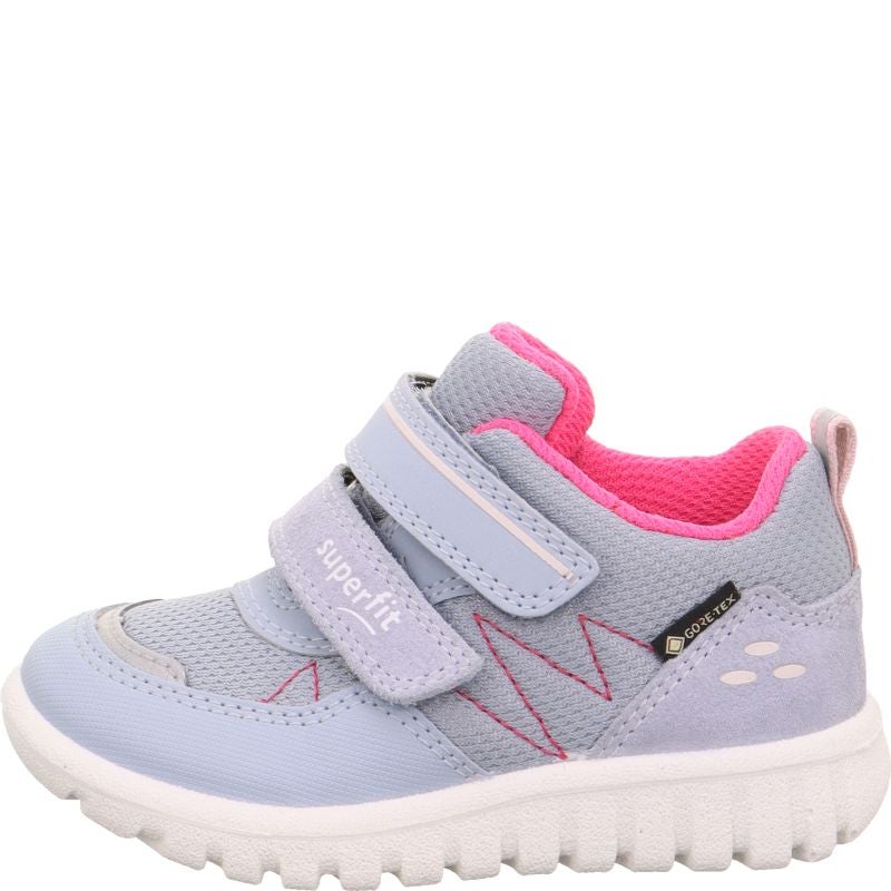 Superfit SPORT7 MINI Girls Sneakers low - Material: Leder/Sonstiges Material/Texti in Blue