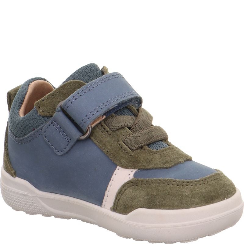 Superfit SUPERFREE 2.0 Jungen Sneaker high - Material: Leder/Textil in Grün