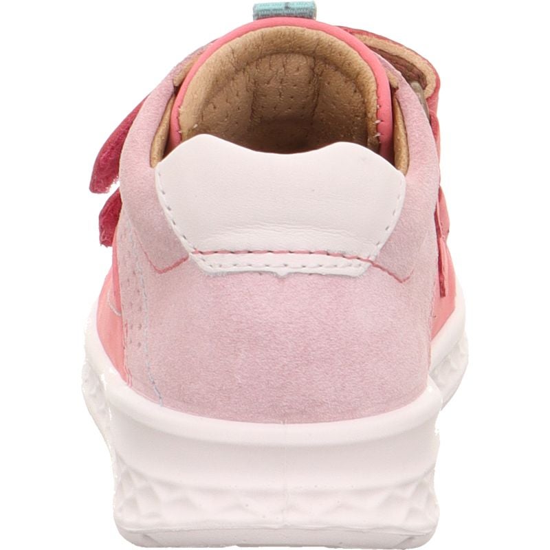 Superfit BREEZE Girls Sneakers low - Material: Leather in Pink