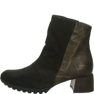 Think! NOLA Damen Stiefelette - Material: Leder in Braun