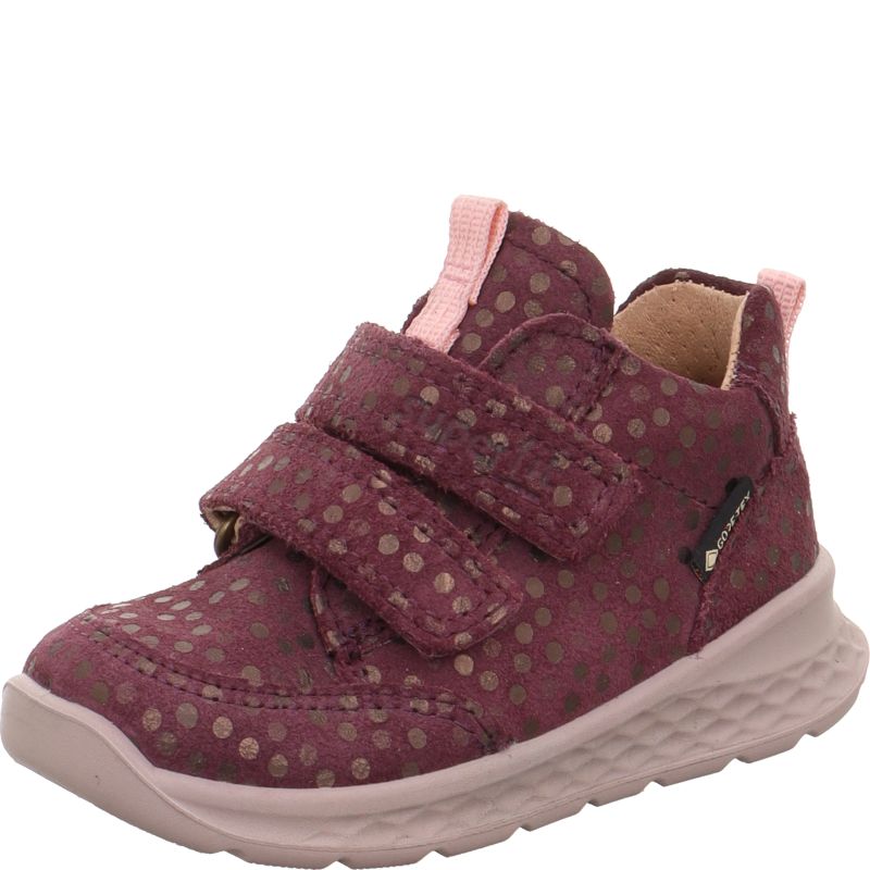 Superfit BREEZE Sneaker high - Material: Leder in Rot