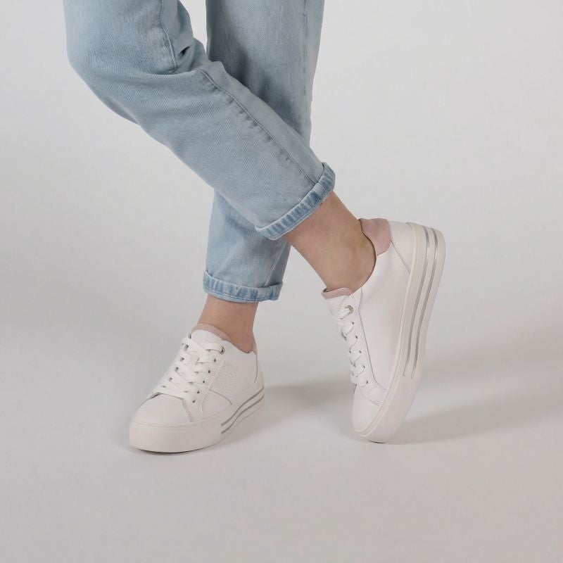 legero LIMA 2.0 Damen Sneaker low - Material: Leder in Weiß